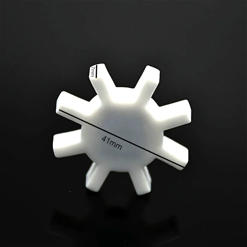 PTFE магнитная мешалка бар перемешать миксером поли Тетрафторэтилена белый