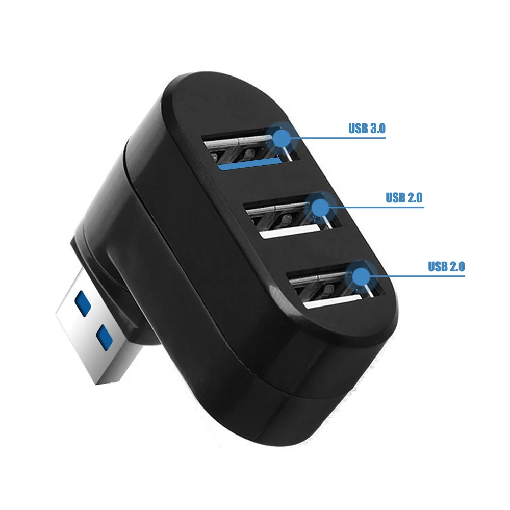 USB 3 0 портовый usb хаб Mini 2 высокоскоростной сплиттер концентратор для ПК ноутбука U
