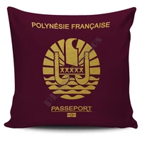 french polynesia pillow cover passport version pillow cases throw pillow cover home decoration