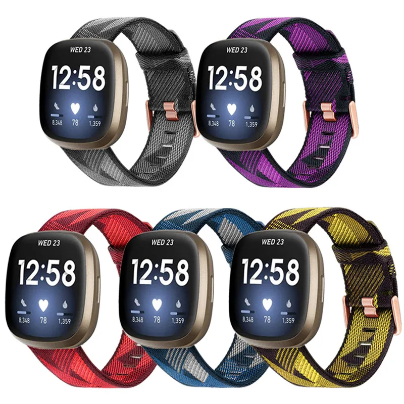 

Ремешок нейлоновый для смарт-часов Fitbit Versa 2/Versa Lite/ Blaze