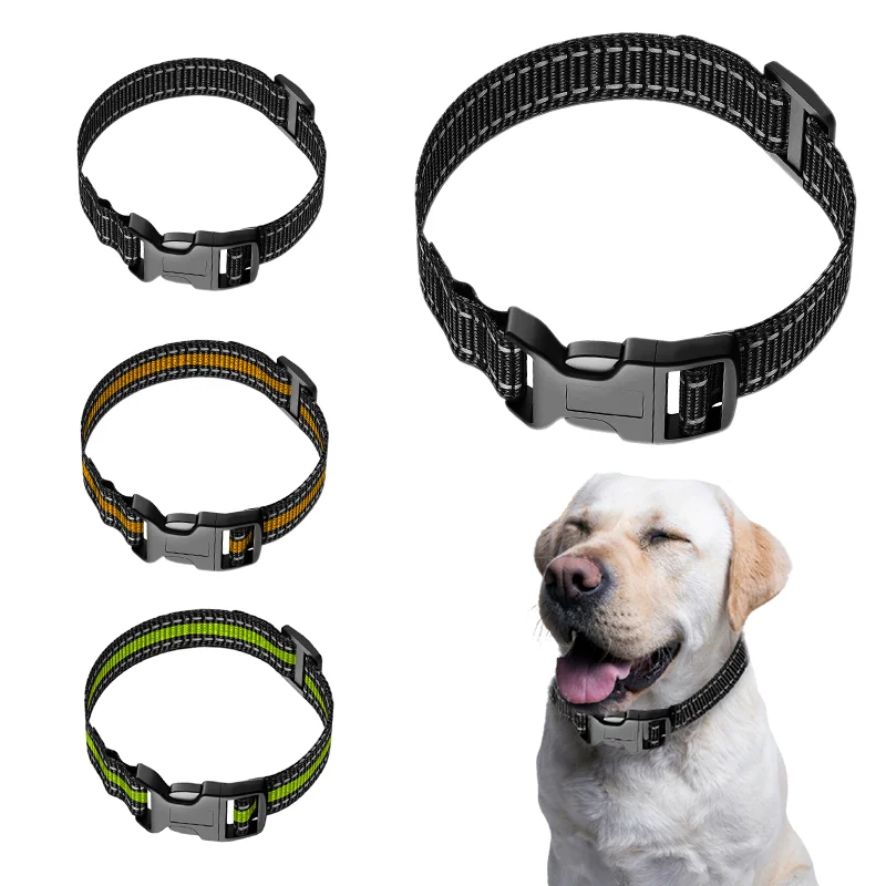 Нейлоновый тренировочный ошейник для собак Светоотражающий Поводок
