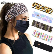 Tiara estampada com botões 2021, acessório esportivo para proteção dos olhos e orelhas (1)