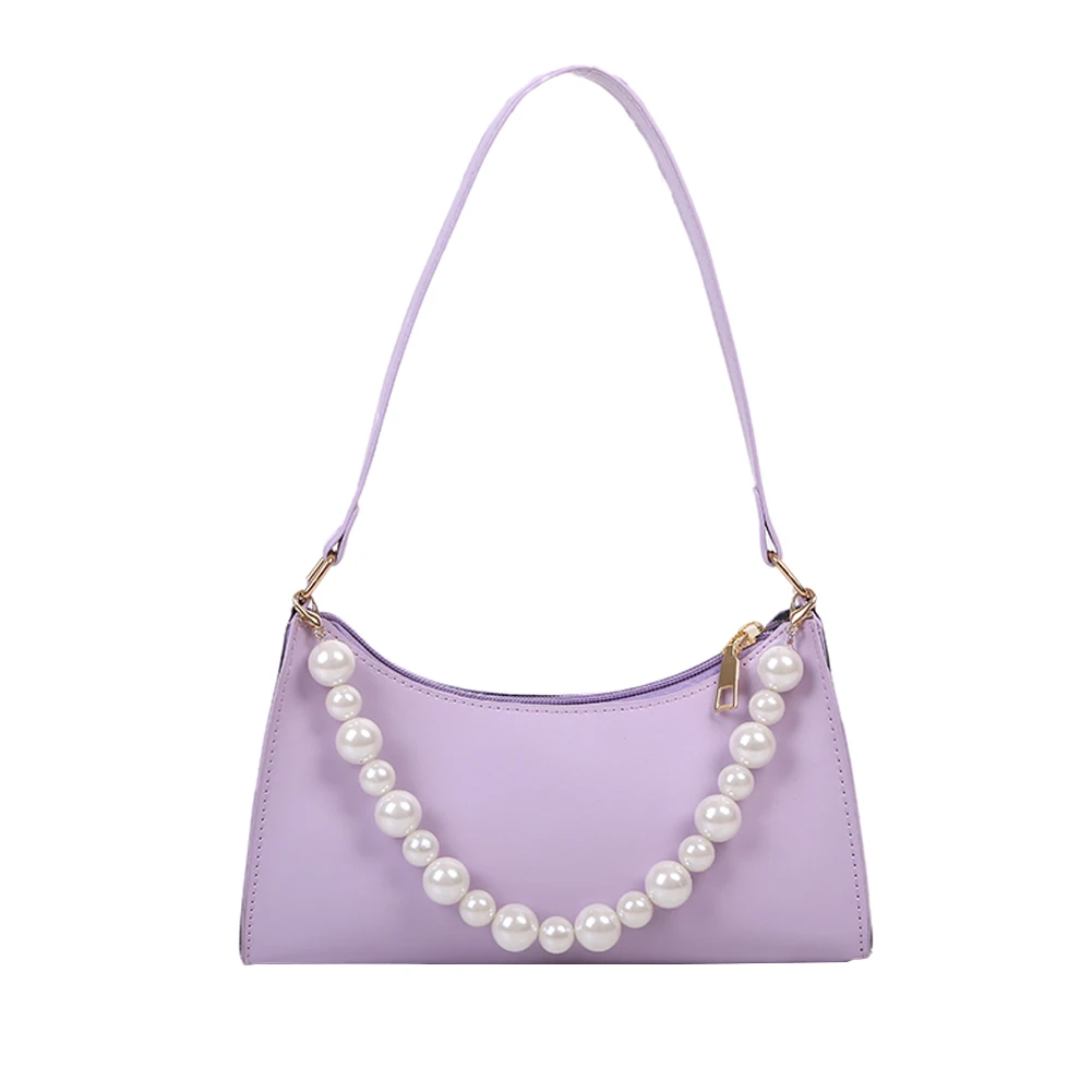 

Fashion Exquisite Shopping Bag Retro Casual Women Totes Shoulder Bags Female Leather Solid Color Chain Handbag