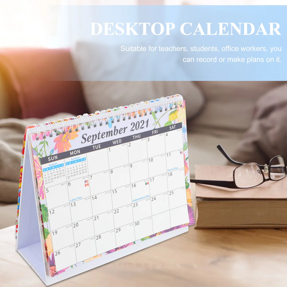 

1Pc Creative 2022 Calendar Countdown Schedule English Calendar (Assorted Color)