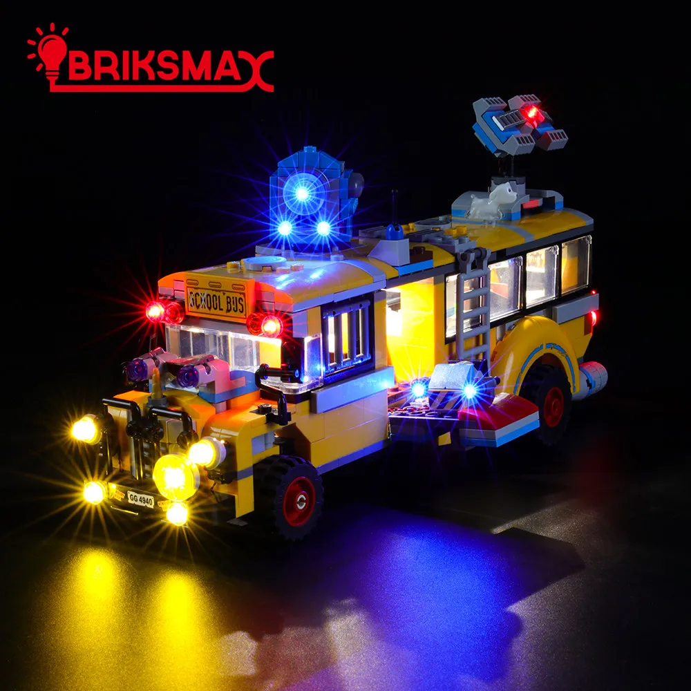 BriksMax Led ışık kiti 70423 Paranormal Intercept otobüs 3000 yapı taşları seti (dahil değil Model) oyuncaklar çocuklar için