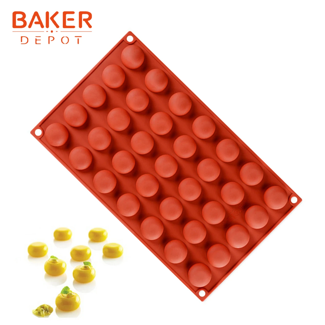 BAKER DEPOT 35 полость силиконовая форма для конфет шоколад мини-печенье gummy плесень