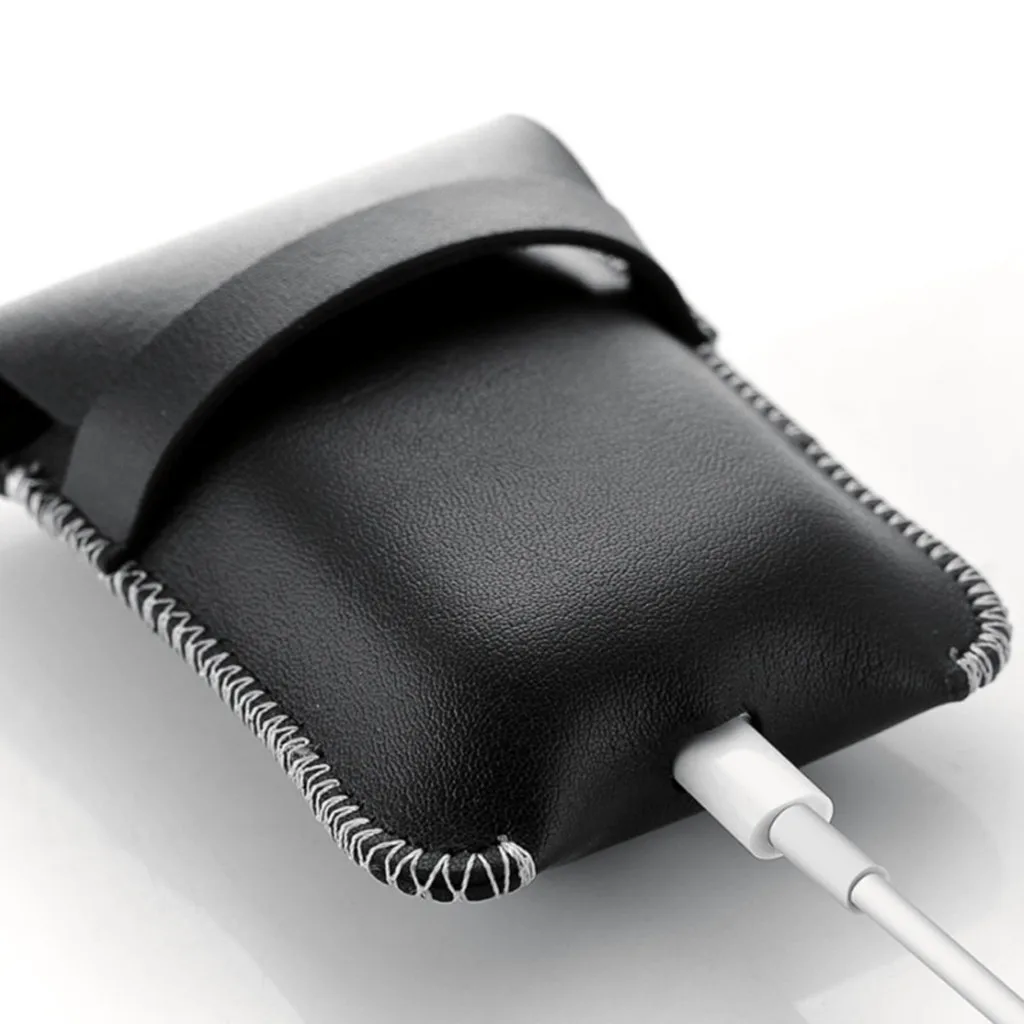 Наушники чехол Headbud для яблок воздушно стручки кожаный наушники Зарядное