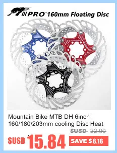 IIIPRO велосипед тормозной диск ротора DR-11FA 160/180/203 мм горный велосипед MTB велосипед плавающий дисковый кабель Запчасти Сделано в Тайване