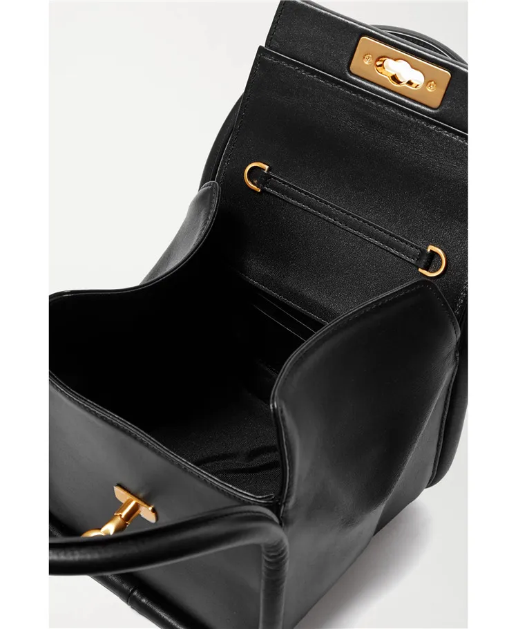 

Brand Designer PU Leather Women's Handbag Retro Simple Crossbody Bag Small Geometry Tote