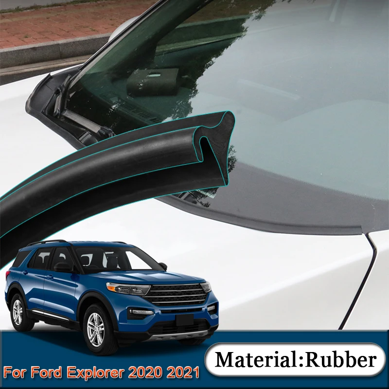 

For Ford Explorer 2020 2021 DIY Car Seal Strip Windshied Spoiler Filler Protect Edge Weatherstrip Strips Sticker Car Accessories