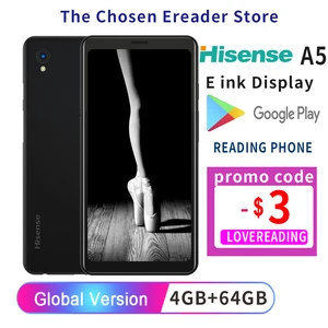 google play hisense a5 facenote f1 eink display screen celular telefon ebook reader android 9 protect eye kindle yota phone free global shipping