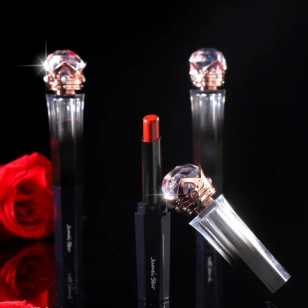 

Professional Lips Makeup Moisturizing Long Lasting Sexy Nude Red Lip Velvet Liquid Lipstick Luxury diamond Makeup Korea cosmetic