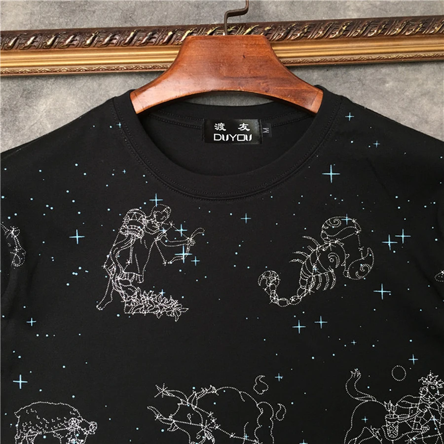 Мужская футболка с коротким рукавом marcelo barrett футболки изображением животных и