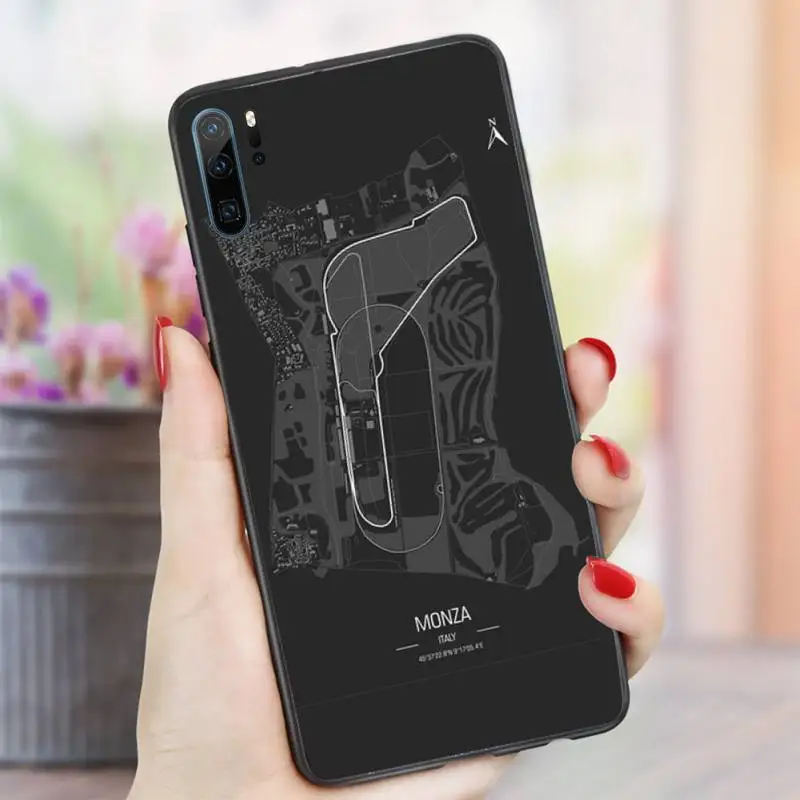 

Diseny Formula racing circuit Phone Case For Huawei honor Mate P 10 20 30 40 i 9 8 pro x Lite smart 2019 nova 5t