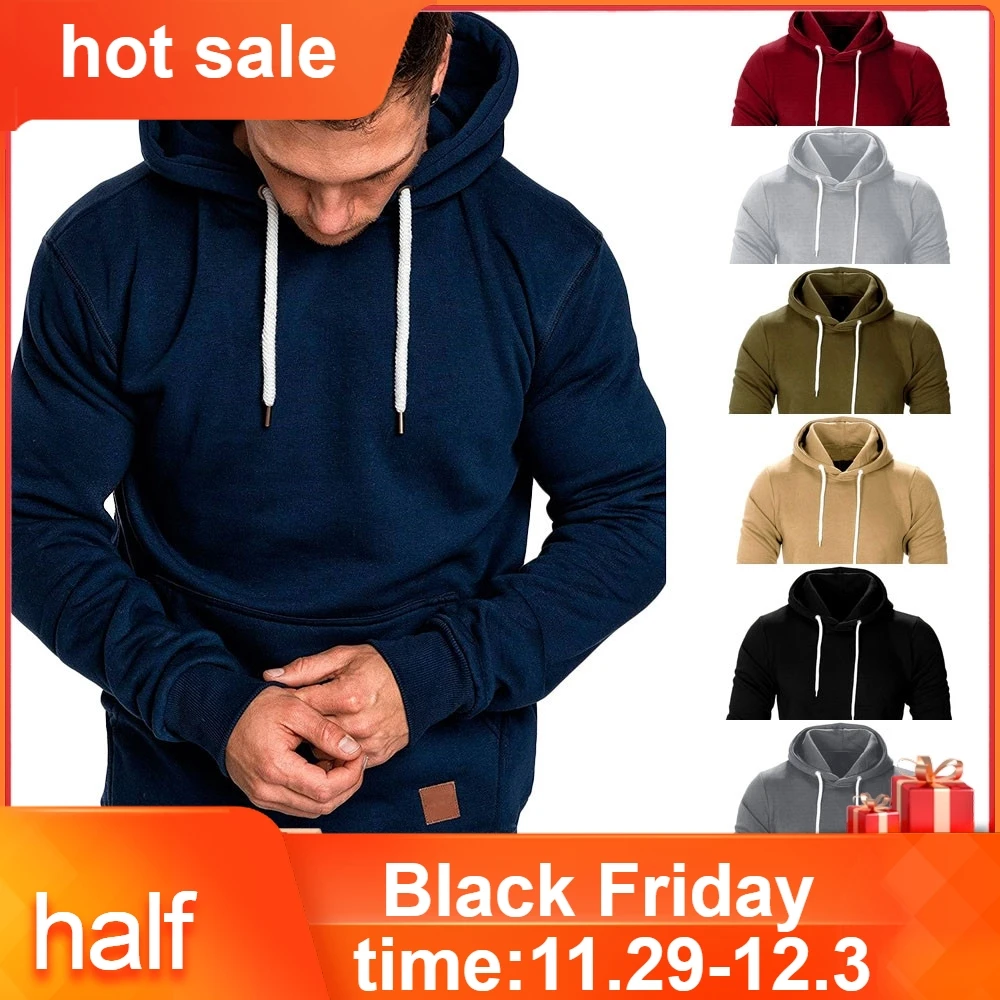 Мужская футболка с длинным рукавом и осень зима Повседневная Толстовка худи топ