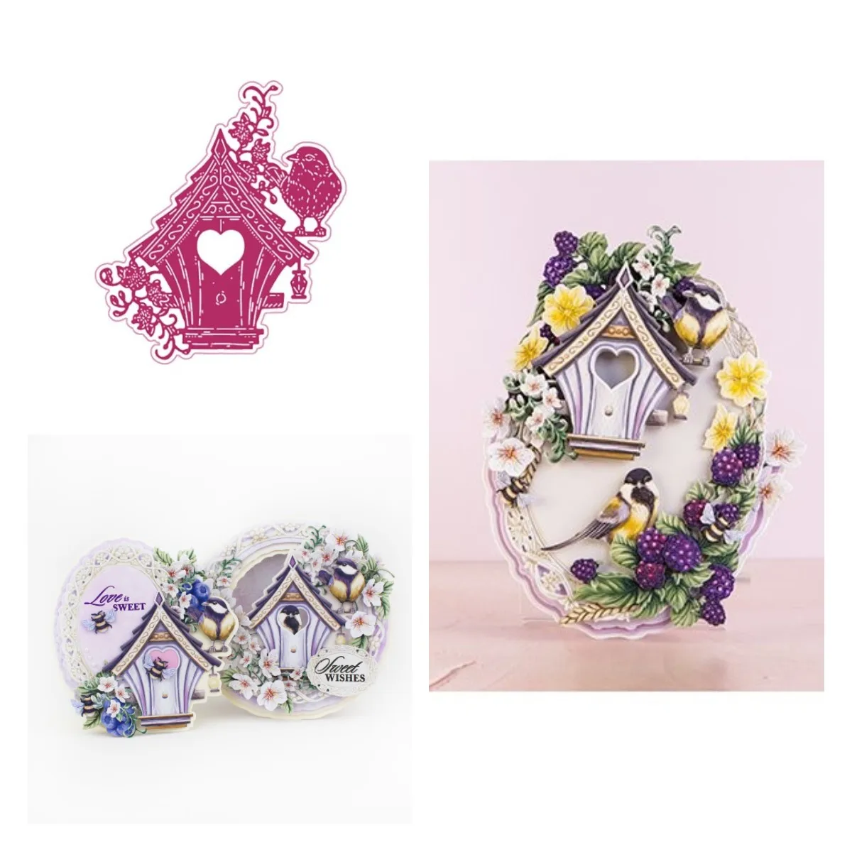 

Bird's home Metal Cutting Die Scrapbook Embossed Paper Card Album Craft Template New Arrive Silicone stamps scrapbooking new