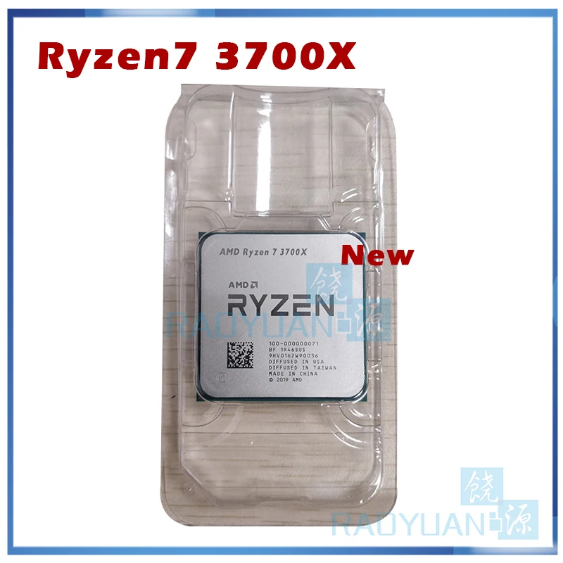 Новый процессор AMD Ryzen 7 3700X R7 3 6 ГГц 7NM L3 = 32M 100-000000071 Восьмиядерный