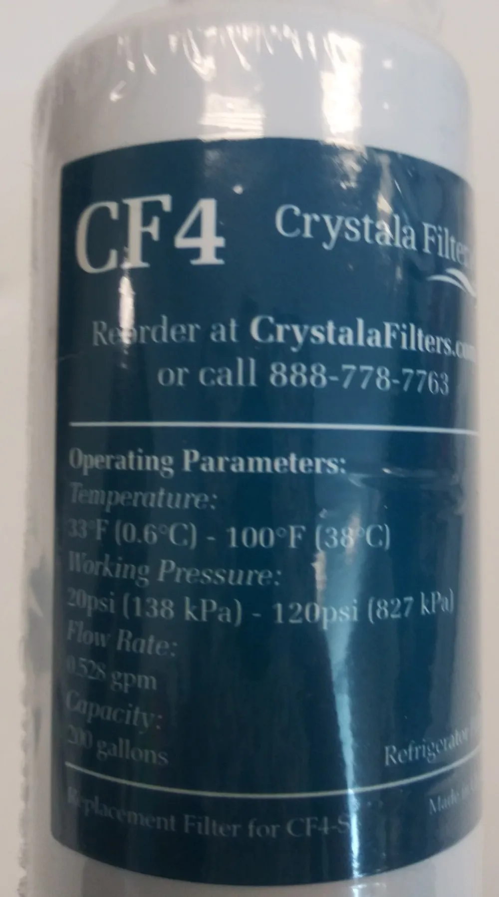 Crystala CF4 Premium Replacement Refrigerator Water Filter LGlt700p | Дом и сад