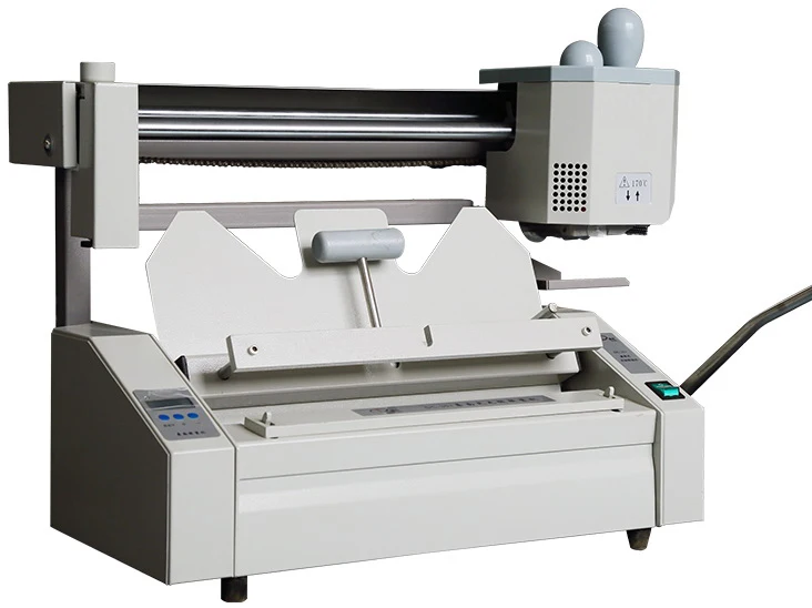 

T40 A4 size desktop manual hot melt glue book binding machine