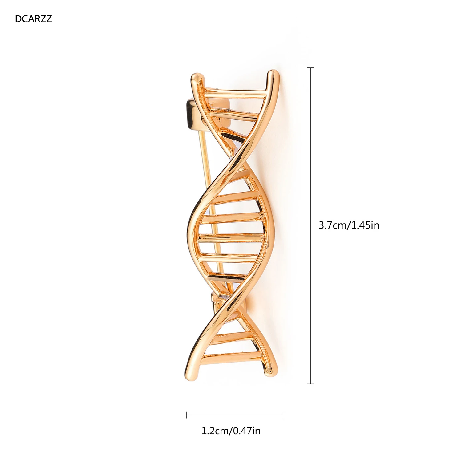 DCARZZ брошь в форме ДНК булавка модные ювелирные изделия с покрытием