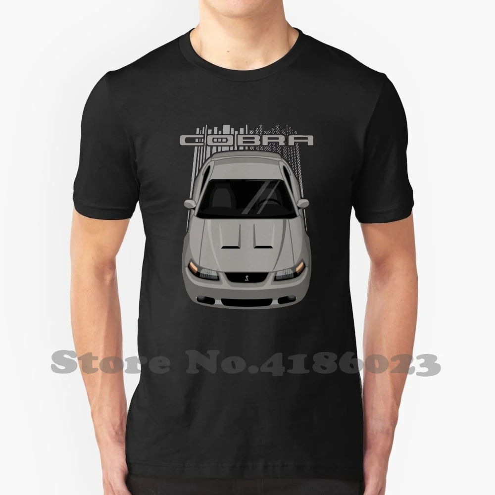 

Мужская/Женская/мужская футболка с принтом Mustang Terminator, Новая Серая/черная/белая футболка от 2003 до 2004