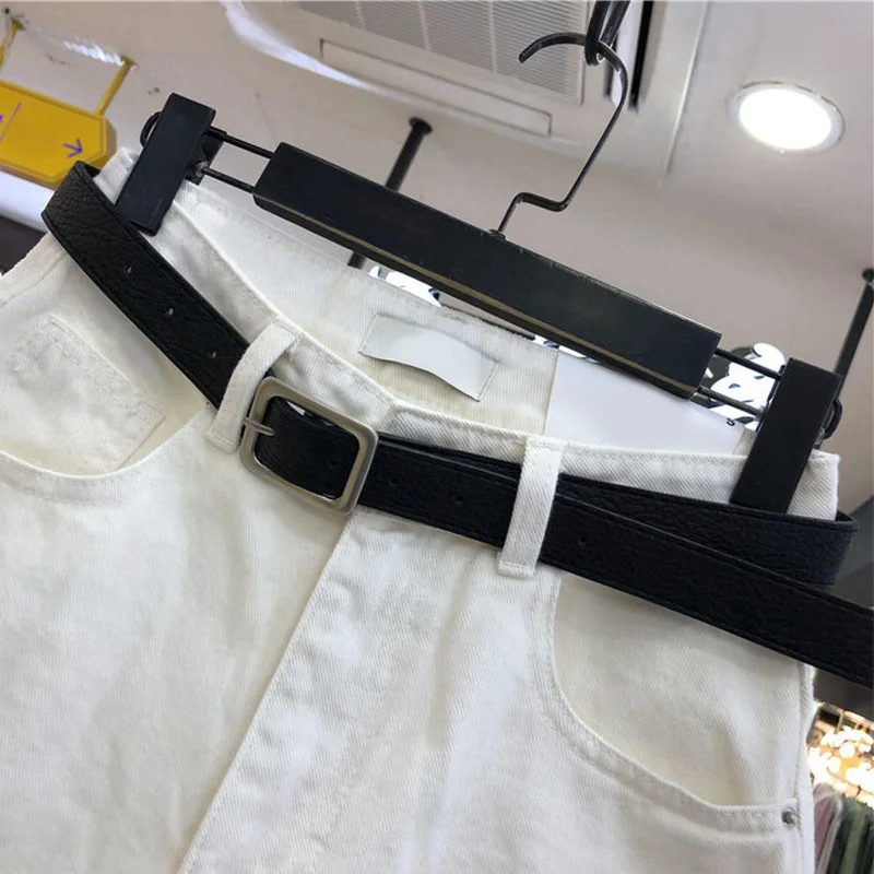 

New Women's Denim Shorts Classic Vintage High Waist Blue Wide Leg Shorts Female 2021 Caual Summer Ladies Shorts Jeans For Women