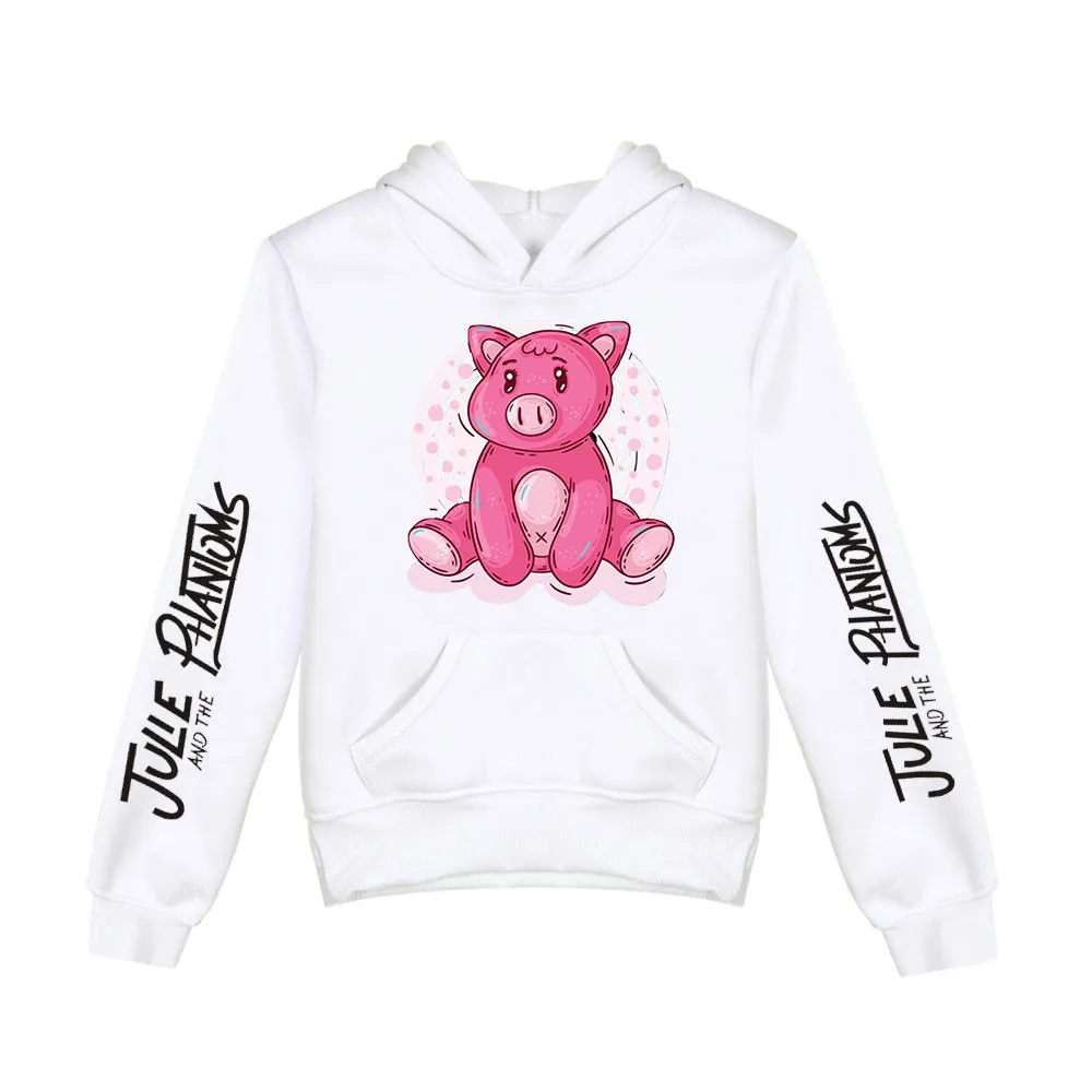 

Худи Julie and The Phantoms, свитшоты, уличная одежда в стиле Харадзюку, одежда для отдыха Sunset Curve, винтажная толстовка, детская одежда