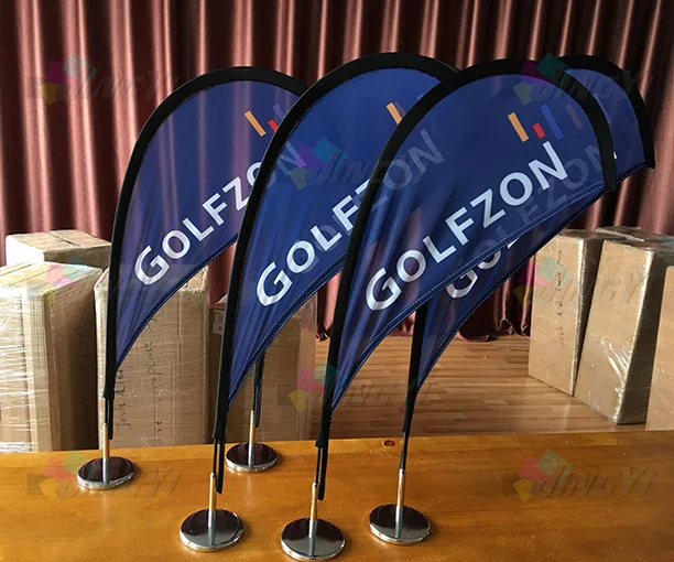 Стол с принтом на заказ/настольная подставка витрина Каплевидным флагом|teardrop