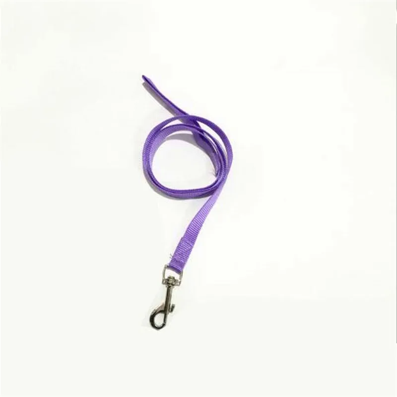 

7 Colors 120cm*1.5cm Nylon Pet Dog Leash Harness Dog Collar Walking Training Leash Cats Dog Harness Collar Leash Strap Belt