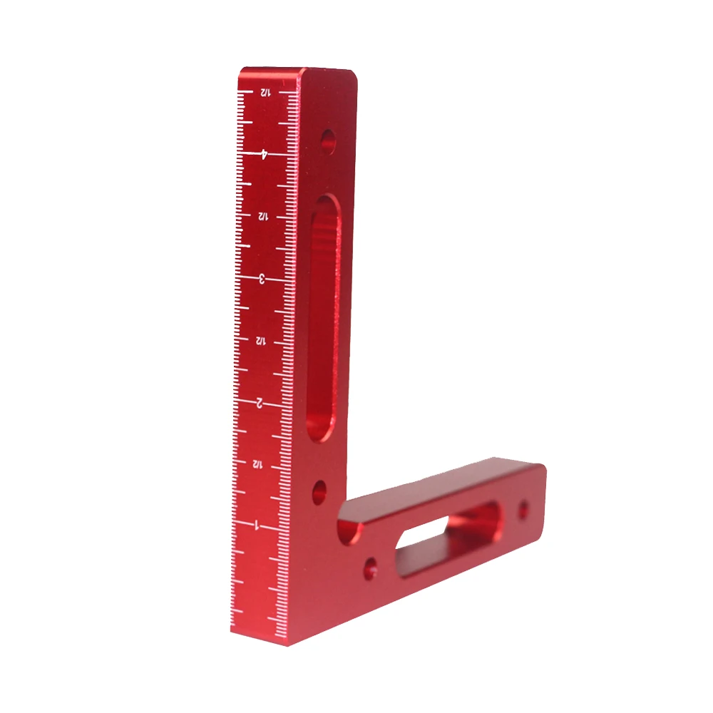 

Aluminium Alloy 90 Degree 120x120mm Precise Clamping Square Woodworking Square Positioning Right Angle Positioning Ruler