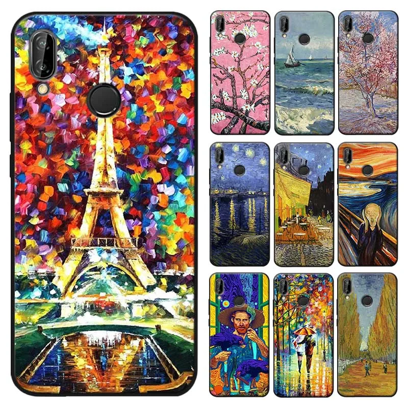 Для xiaomi redmi note 7 8 pro 7a k20 5 6 4x мягкий силиконовый чехол для телефона Van Gogh Art |