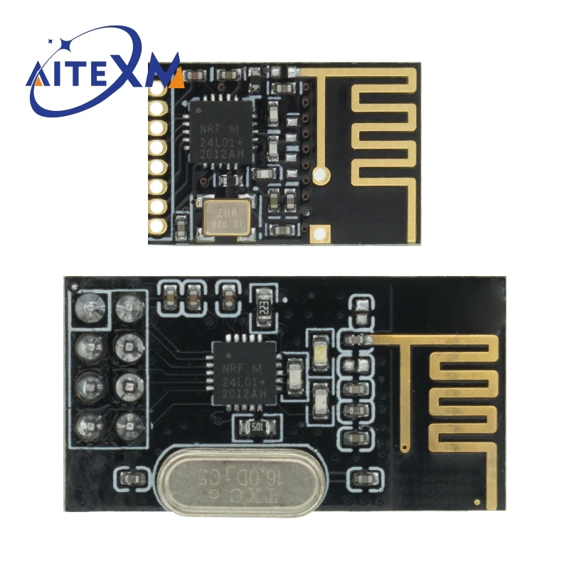 Беспроводной приемопередатчик NRF24L01 + антенный модуль 2 4 ГГц для микроконтроллера