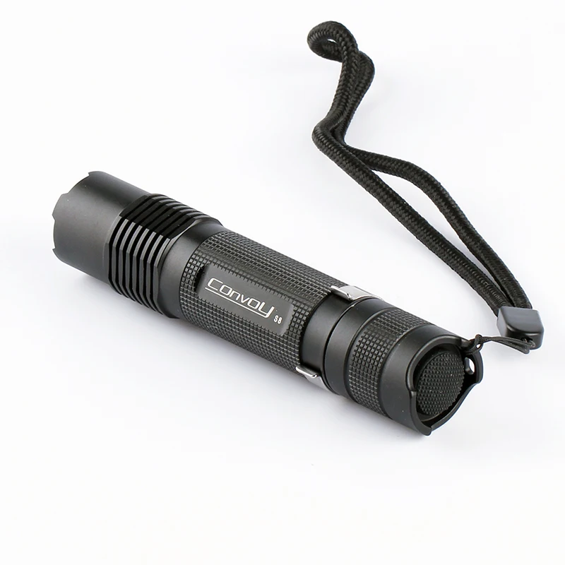 Flashlight Convoy S8 with Cree XML2 U2 T6 EDC Torch 18650 Lanterna Self Defense Bike Light Camping Fishing Work Lamp Latarka | Лампы и