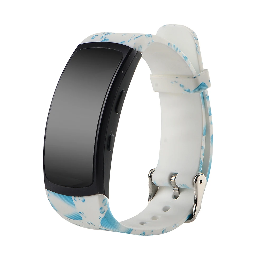 Сменный Браслет модный спортивный силиконовый ремешок на запястье для Samsung Gear Fit 2