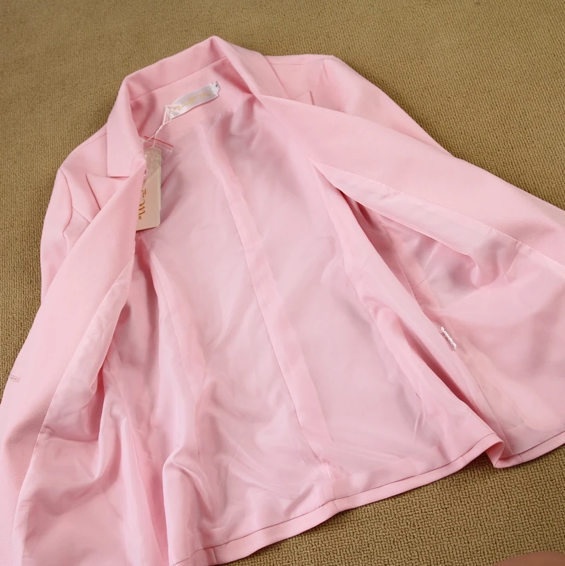 Весенне осенние деловые комплекты одежды Элегантный Женский приталенный