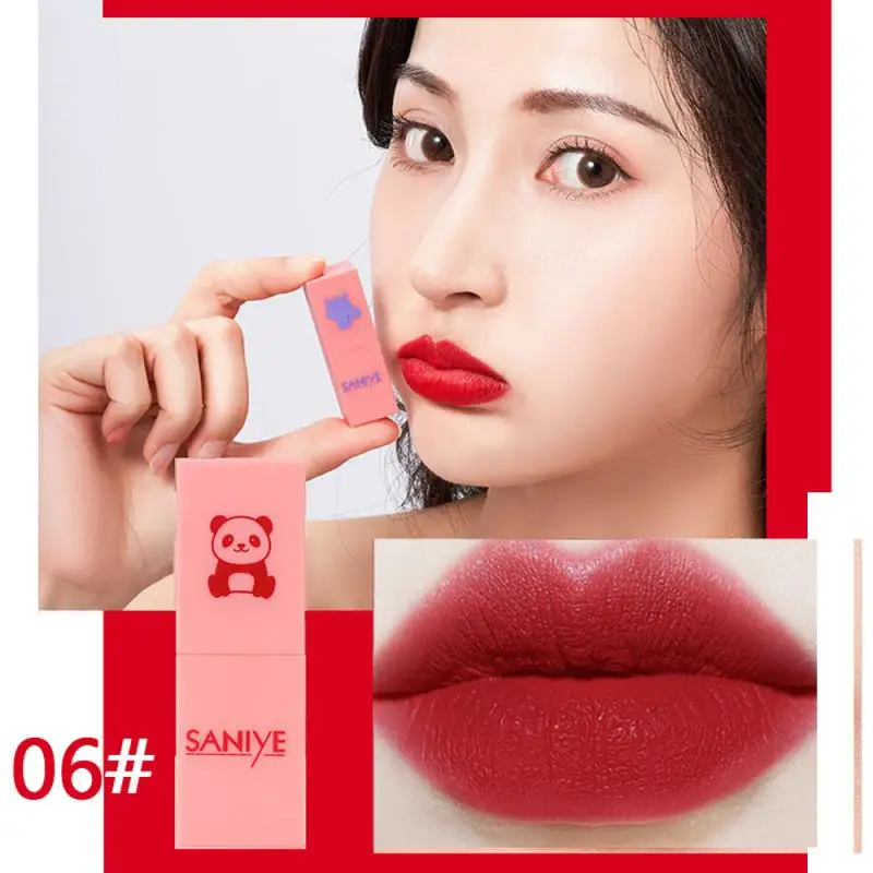 SANIYE красная помада 3cps/Набор Женская Подарочная коробка долговечная