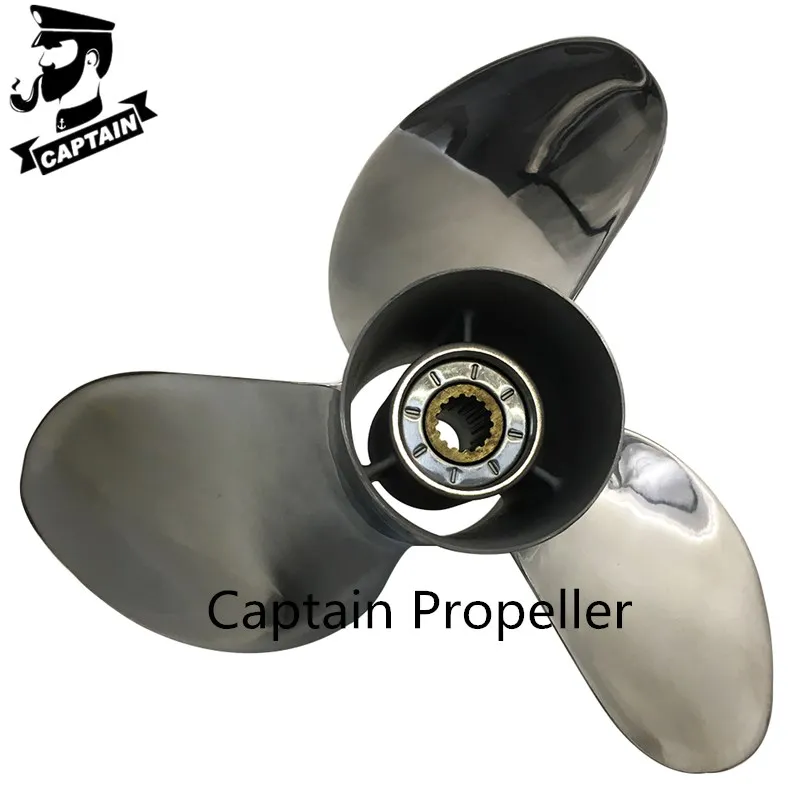 Подвесной пропеллер Captain Propeller 13 7/8x19 подходит для подвесных двигателей Tohatsu 70HP 75HP