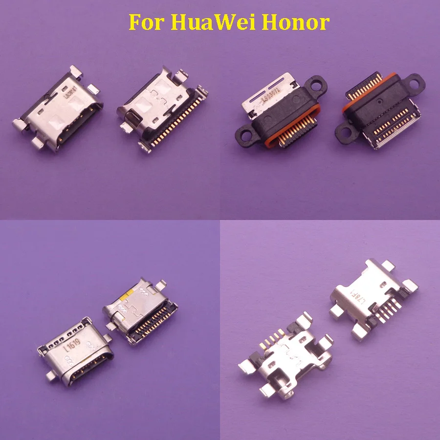 2 шт. USB разъем для зарядки док станция HuaWei Honor 10i 20i View 20 Note 10 Lite Pro Micoro Type C