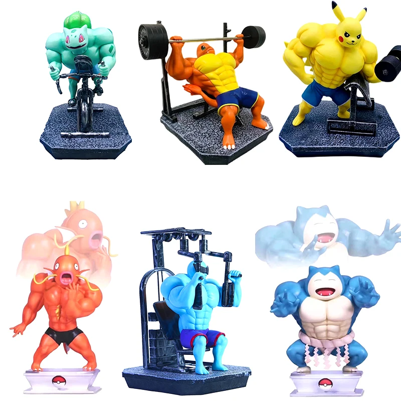 

Покемон figure18 см, Пикачу, мышцы Gk, чармандер, гэнгар, тяжелая атлетика, Набор фигурок, модель, бодибилдинг, коллекционные модели, игрушки