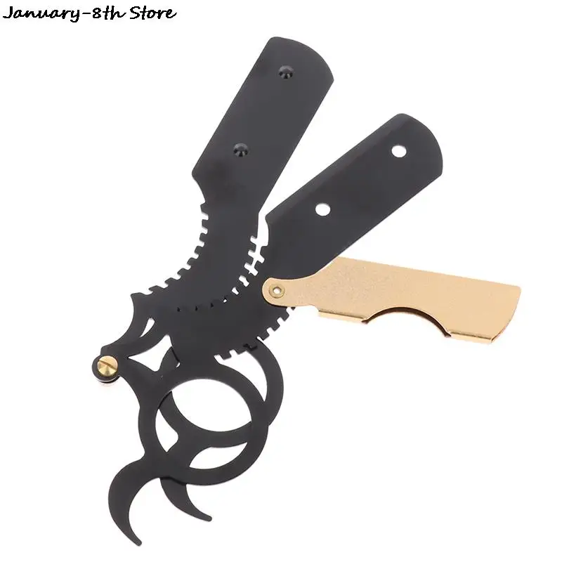 1 Бритва для парикмахера с прямыми краями инструмент стрижки бороды бровей