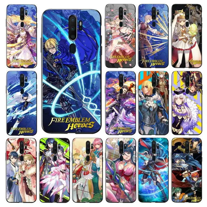 

YNDFCNB Fire Emblem Heroes Phone Case for Vivo Y91C Y11 17 19 17 67 81 Oppo A9 2020 Realme c3