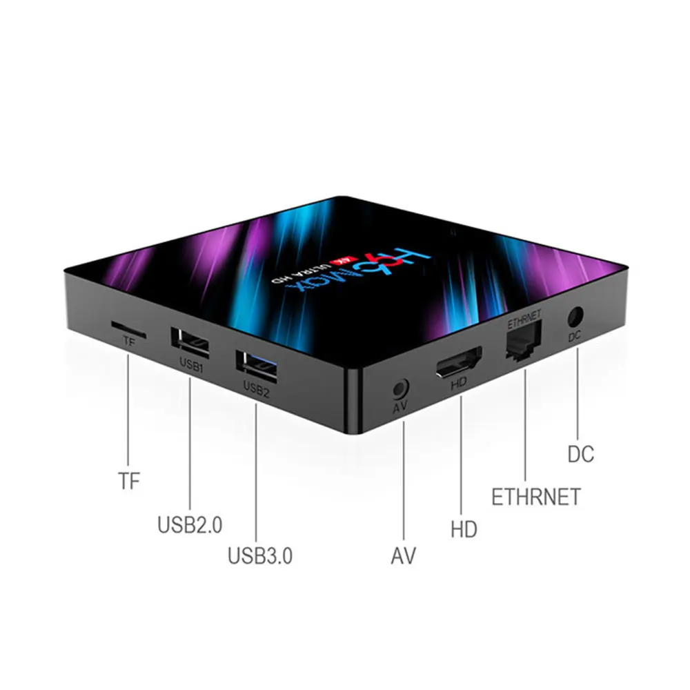 

H96MAX TV BOX Android 10.0 2GB + 16GB,Rk3318,4K Hd Set-Top Box Network Player, For Smart TV