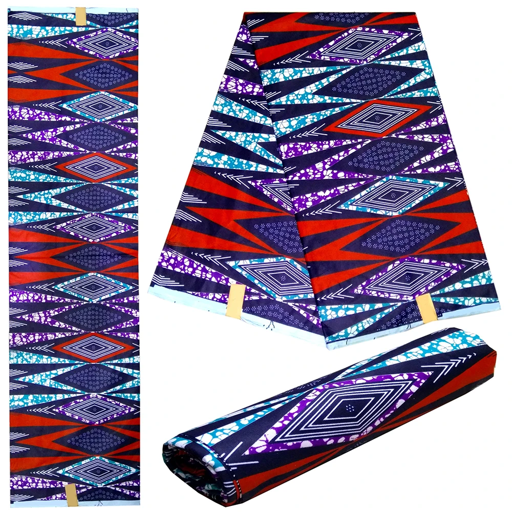 Восковая ткань с цветочным принтом в африканском стиле восковая красочными