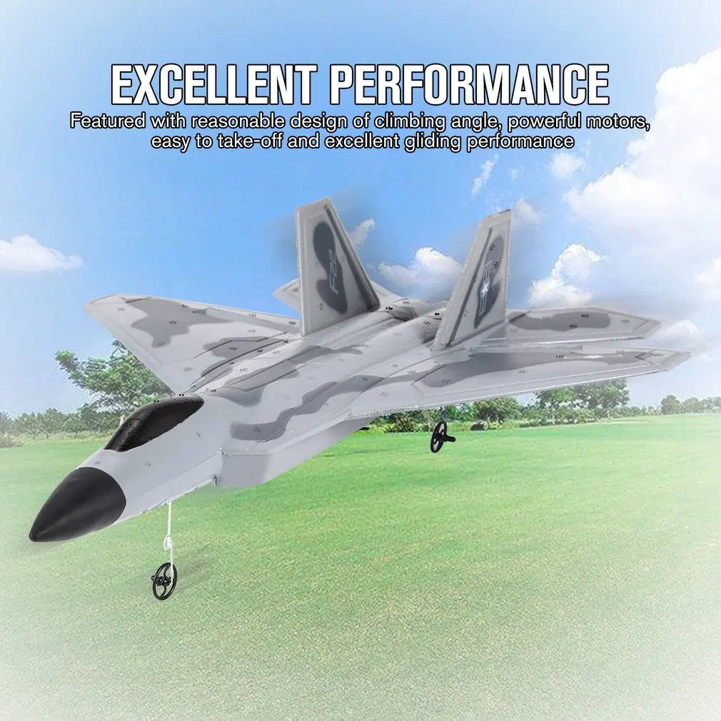FX-822 F22 2 4 ГГц 290 мм размах крыльев EPP RC Fighter Done Battleplane RTF пульт дистанционного