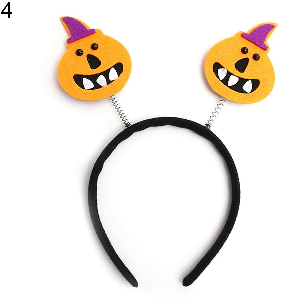 Хэллоуин волос 1 шт. с днем застежка в виде тыквы ведьма Скелет реквизит для