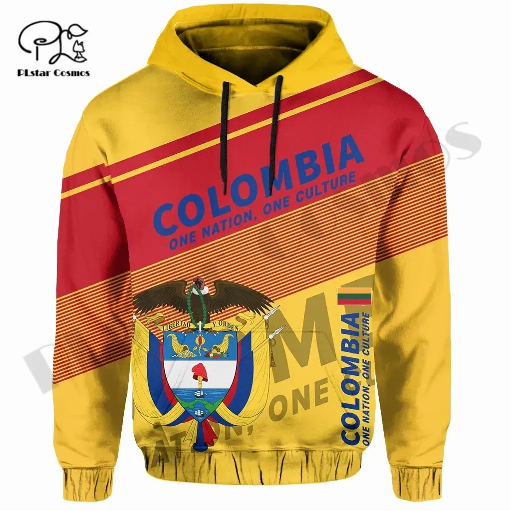 

PLstar Cosmos 3DPrint Newest Colombia Country Flag Unique Men/Women Premium Hrajuku Casual Streetwear Hoodies/Zip/Sweatshirt -1