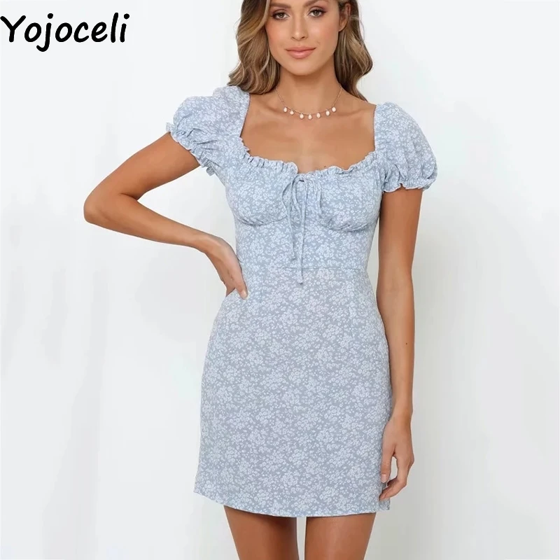 Женское короткое платье для фитнеса Yojoceli Элегантное повседневное пляжное с