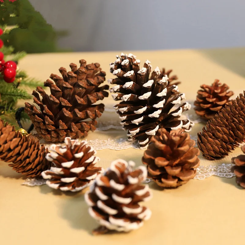 2 шт./упак. Рождественская елка украшения изготовленные из натурального кедровые