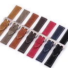 Кожаный ремешок для часов Samsung Galaxy 4246 мм active 2 40 мм 44 мм Gear S3sportS2 Classic 22 мм, спортивный ремешок для часов, 20 мм