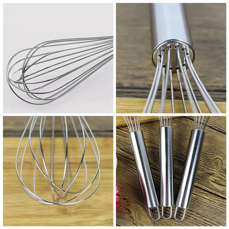 3 шт./компл. из нержавеющей стали для взбивания яиц ручной миксер кухонный